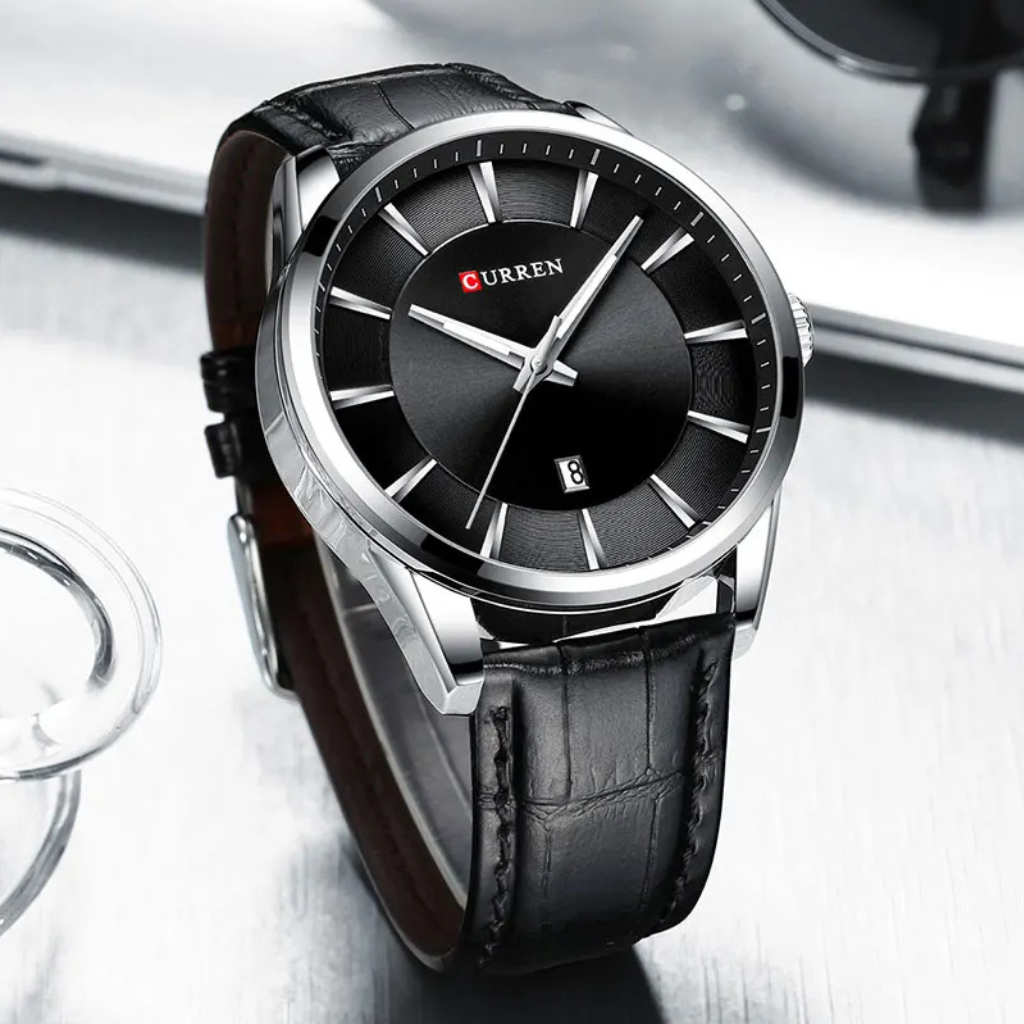 Relógio Masculino Modern black | Curren Oficial