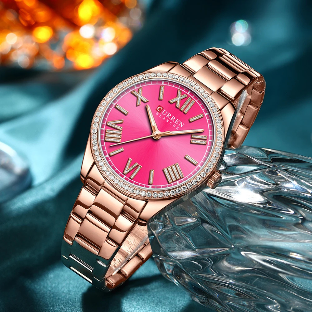 Relógio Feminino Ross Pink | Curren Oficial