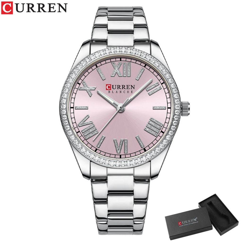 Relógio Feminino Ross Pink | Curren Oficial