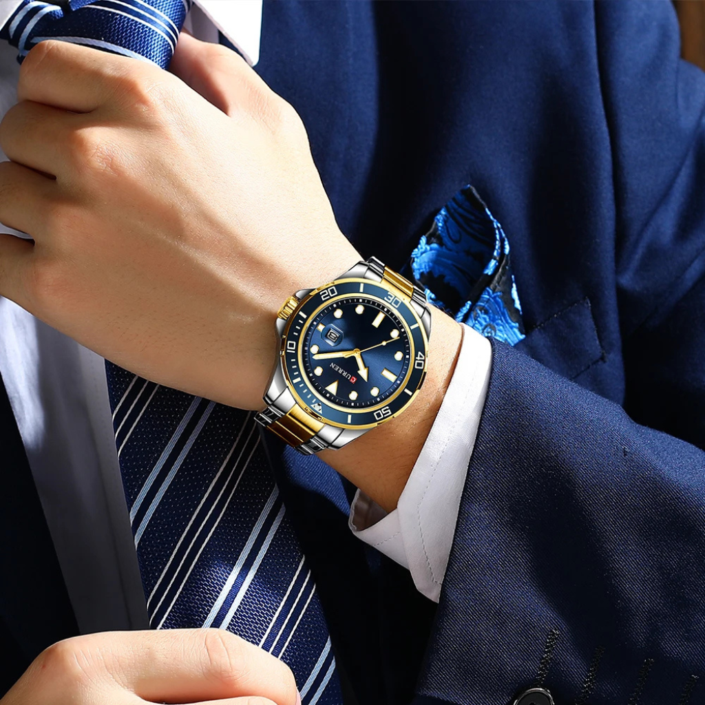 Relógio Masculino Automático  Luxury | Curren Oficial