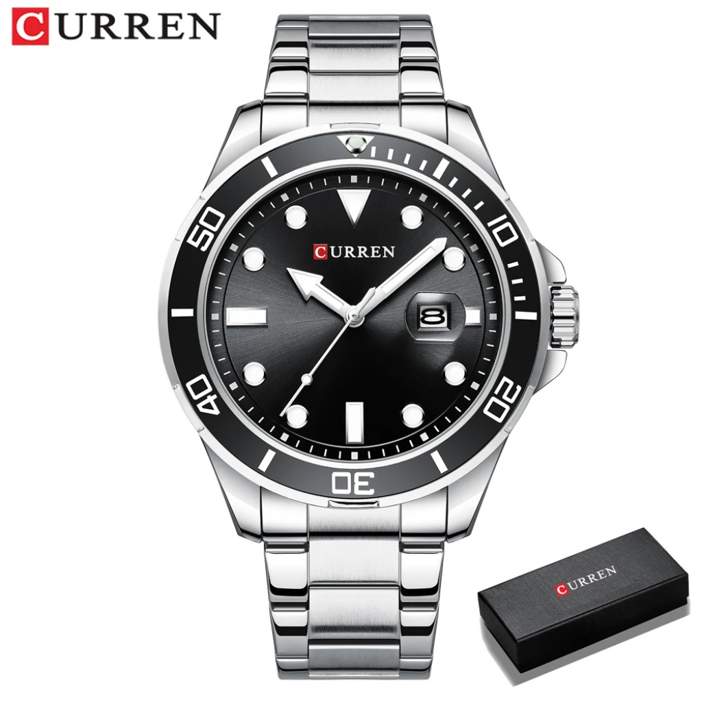 Relógio Masculino Automático  Luxury | Curren Oficial