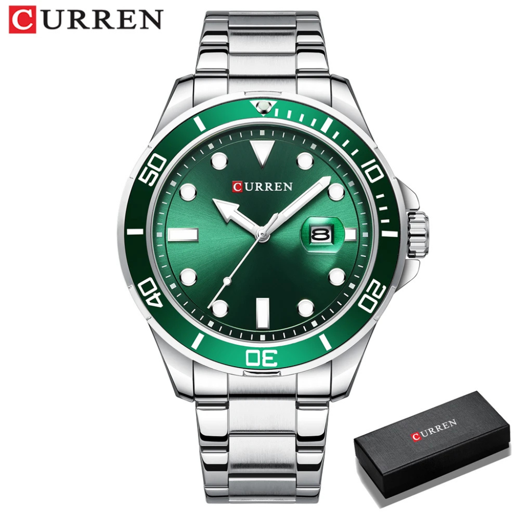 Relógio Masculino Automático  Luxury | Curren Oficial