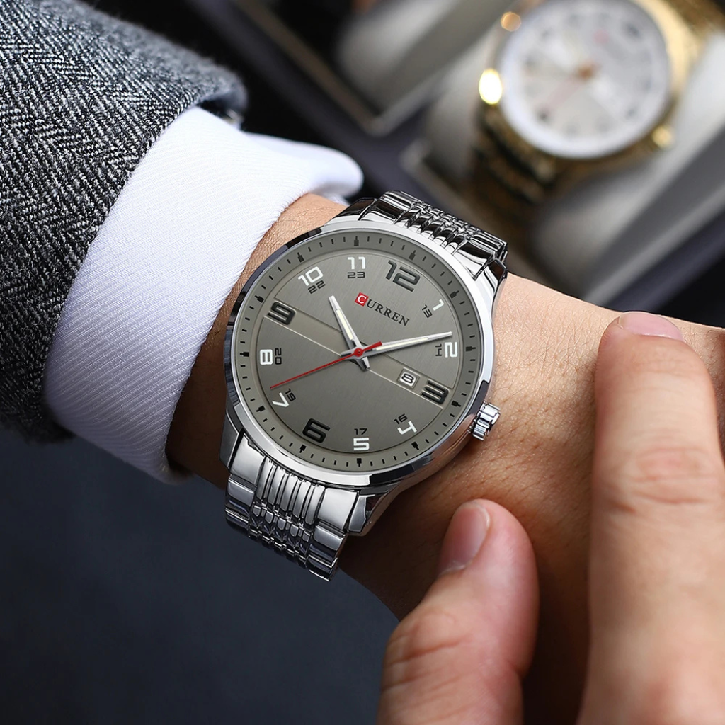 Relógio Masculino Modern Garph | Curren Oficial